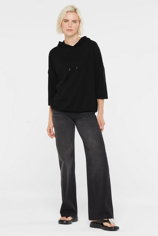 SENSES.THE LABEL Kapuzensweatshirt mit überschnittenen Schultern von SENSES.THE LABEL