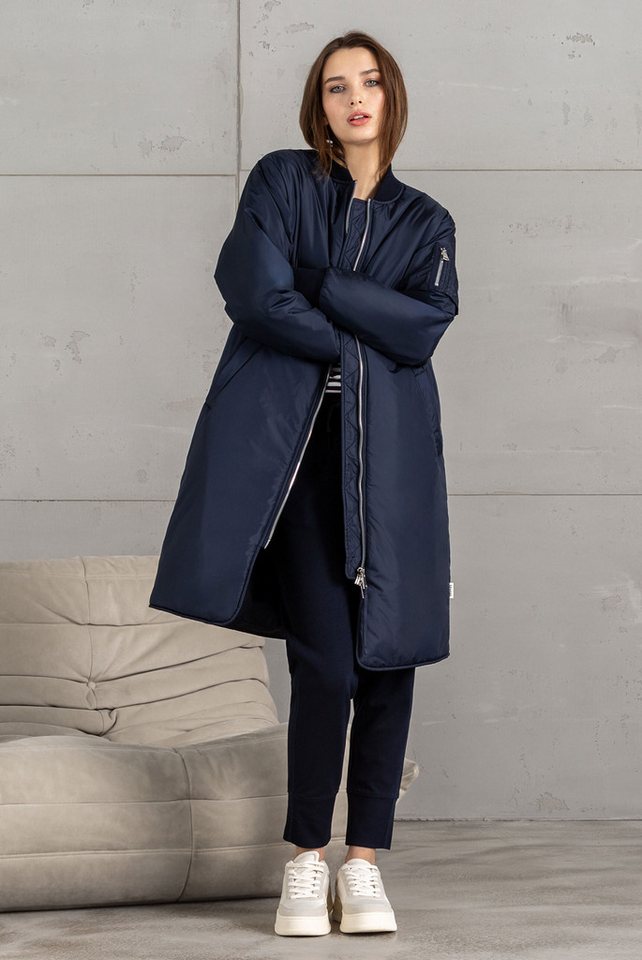 SENSES.THE LABEL Langjacke mit Two-Way-Zipper von SENSES.THE LABEL