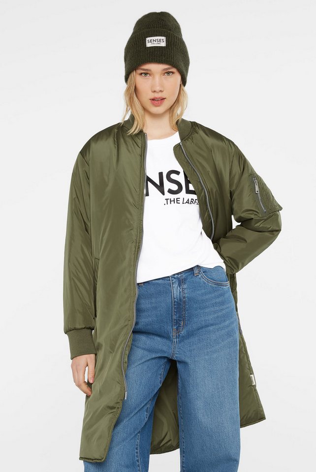 SENSES.THE LABEL Langjacke mit Two-Way-Zipper von SENSES.THE LABEL