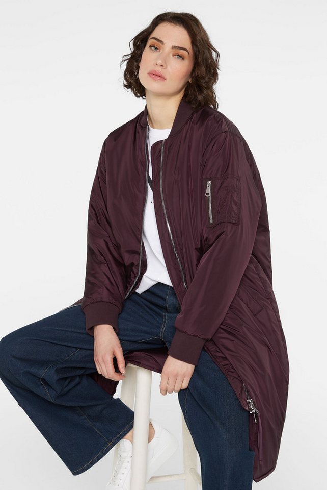 SENSES.THE LABEL Langjacke mit Two-Way-Zipper von SENSES.THE LABEL