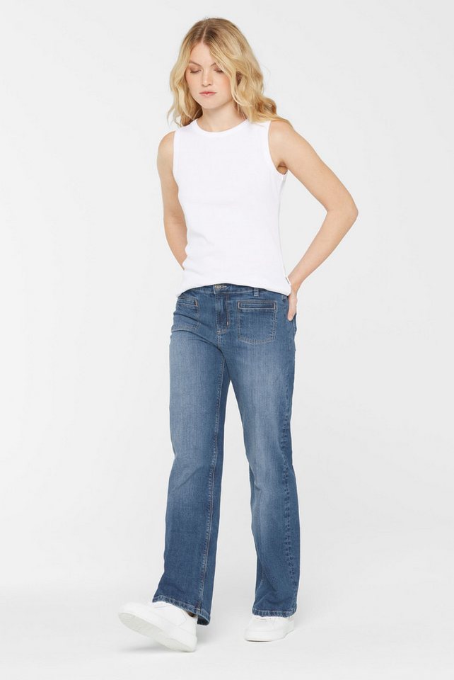 SENSES.THE LABEL Regular-fit-Jeans mit ausgestelltem Bein von SENSES.THE LABEL