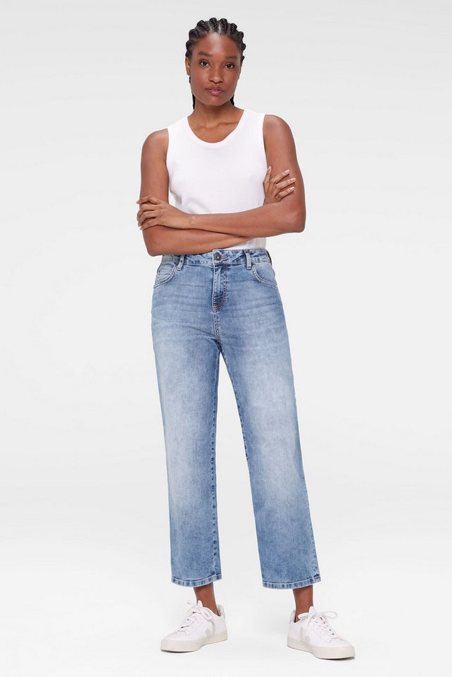 SENSES.THE LABEL Regular-fit-Jeans mit verkürztem Bein von SENSES.THE LABEL