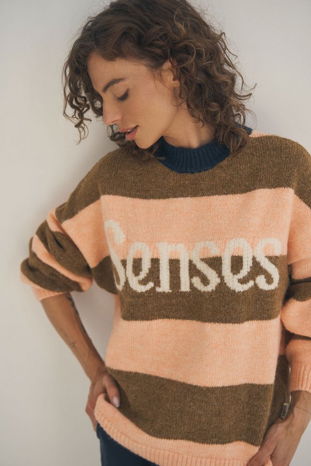 SENSES.THE LABEL Rundhalspullover mit weicher Haptik von SENSES.THE LABEL