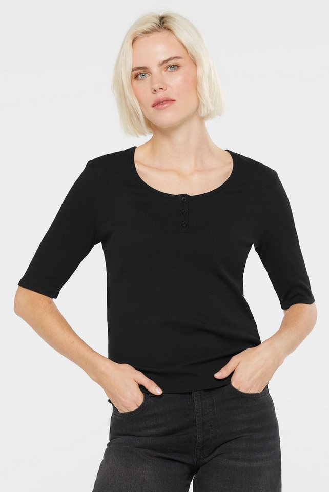 SENSES.THE LABEL Rundhalsshirt mit Baumwolle von SENSES.THE LABEL