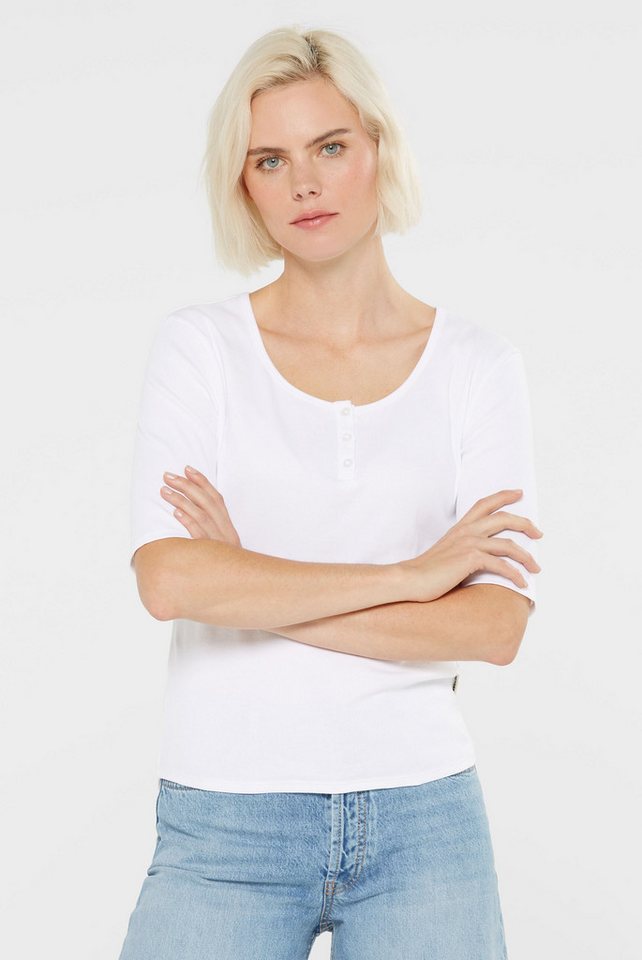 SENSES.THE LABEL Rundhalsshirt mit Baumwolle von SENSES.THE LABEL