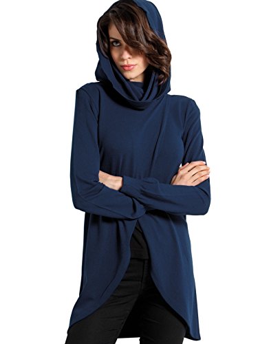 SENSI' Hoodie Cardigan Damen Kapuzen Strickjacke Strickmode Made in Italy von SENSI'