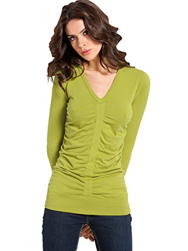SENSI' Pullover Damen V-Ausschnitt Strickmode Made in Italy von SENSI'