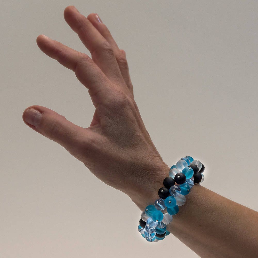 Murano Glas Armband Hergestellt in Von Cesare Sent Original Made Italien Wunderbar Verschiedene Elegante Mode Kunsthandwerk Sangestrahlt Glänzend von SENTMURANO