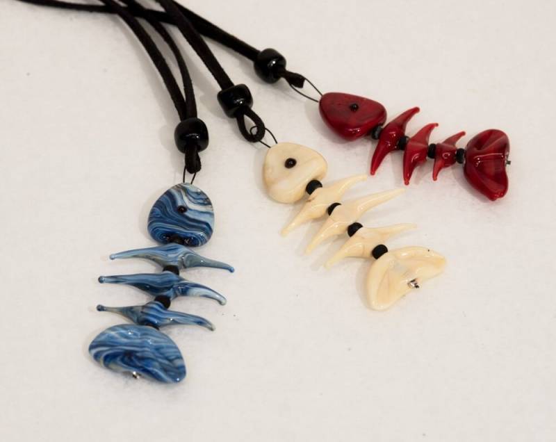 Murano Glasjuwel - Fischgräte Verstellbare Schnur Lustiges Juwel Murano Glasjuwel - Fischgräte Verstellbare Schnur Lustiges Juwel von SENTMURANO