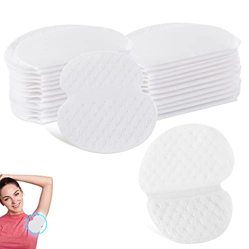 SEPGLITTER 80 Stück Selbstklebend Achselpads Baumwolle Achsel Schweiß Pads Unsichtbare Schweißpads Achselhöhle Schweiß Pads Antischweißpads für Damen und Herren von SEPGLITTER