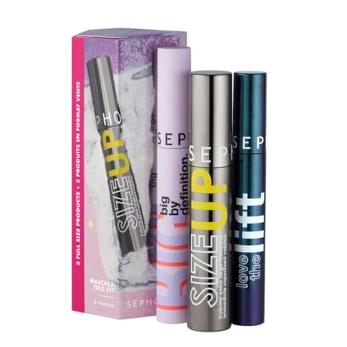 Sephora Favorites Limited Edition Mascara Trio Set - Size Up - Big By Definition - Love The Lift - Full Size von SEPHORA