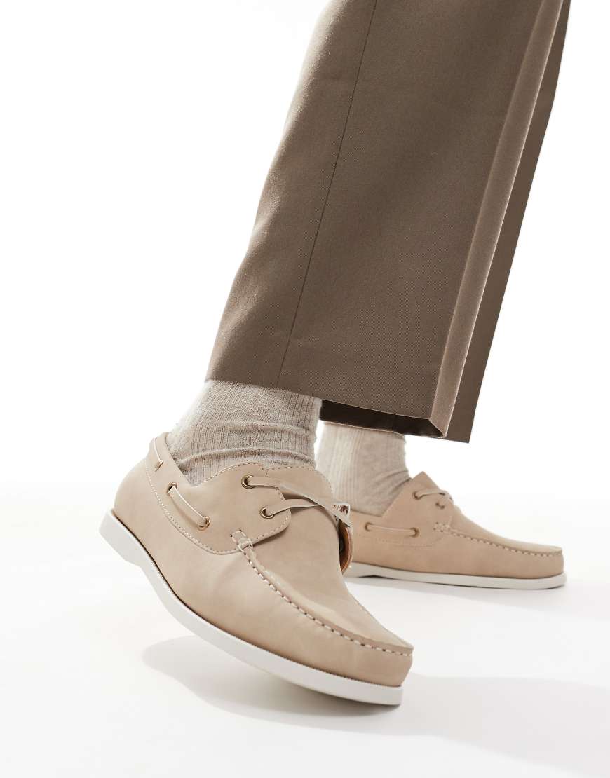 SEQWL - AFT Classic - Bootsschuhe in Nubuk-Steingrau-Neutral von SEQWL