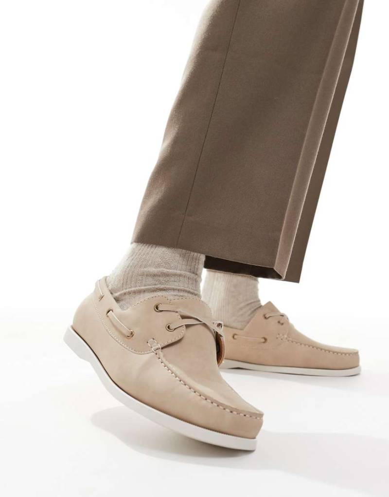 SEQWL - AFT Classic - Bootsschuhe in Nubuk-Steingrau-Neutral von SEQWL