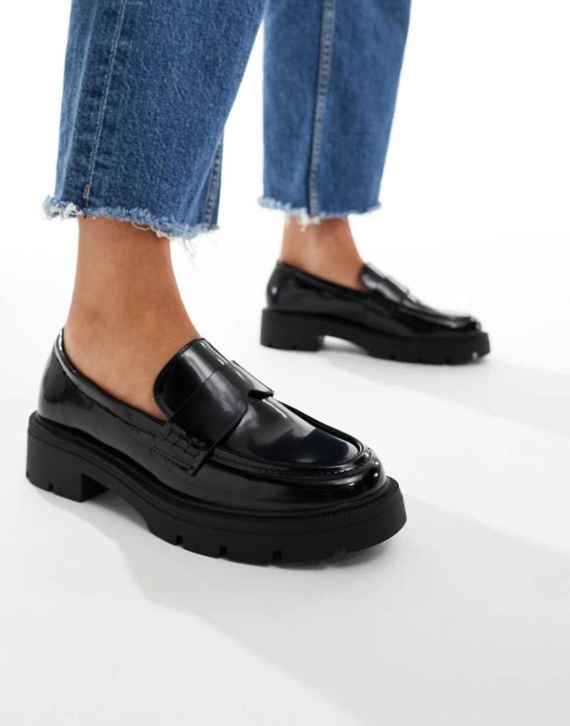 SEQWL - Alfa - Loafer in Schwarz mit dicker Sohle von SEQWL