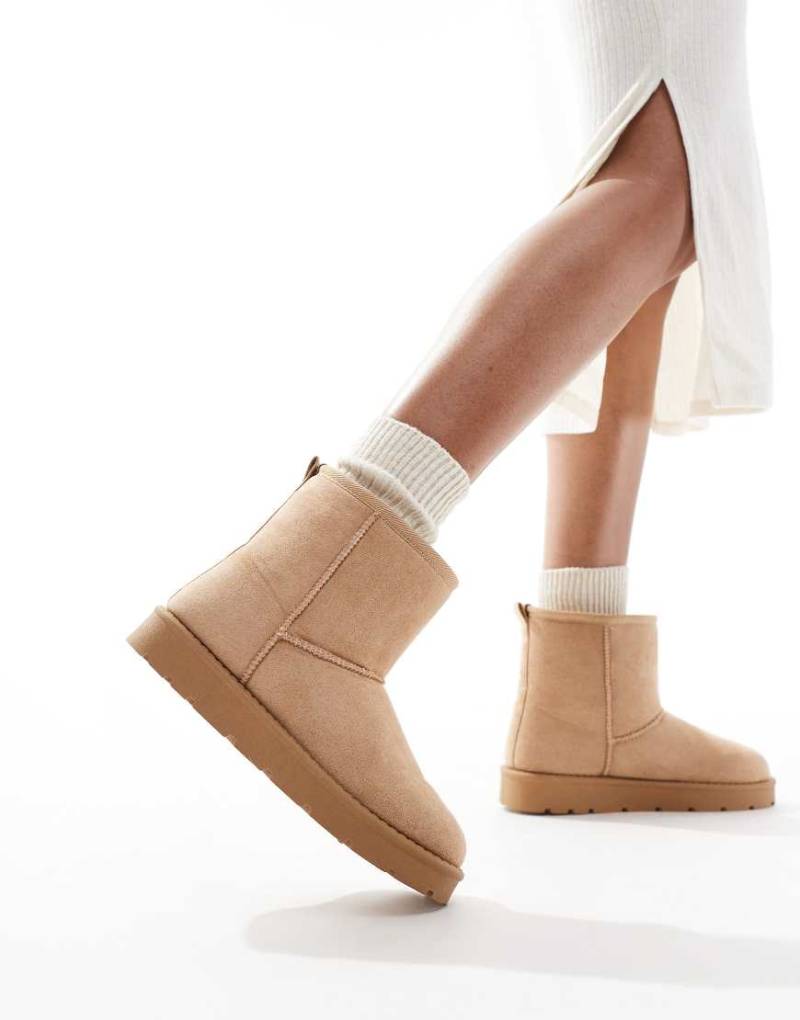 SEQWL - Bequeme Stiefeletten in Sand mit dicker Sohle-Neutral von SEQWL