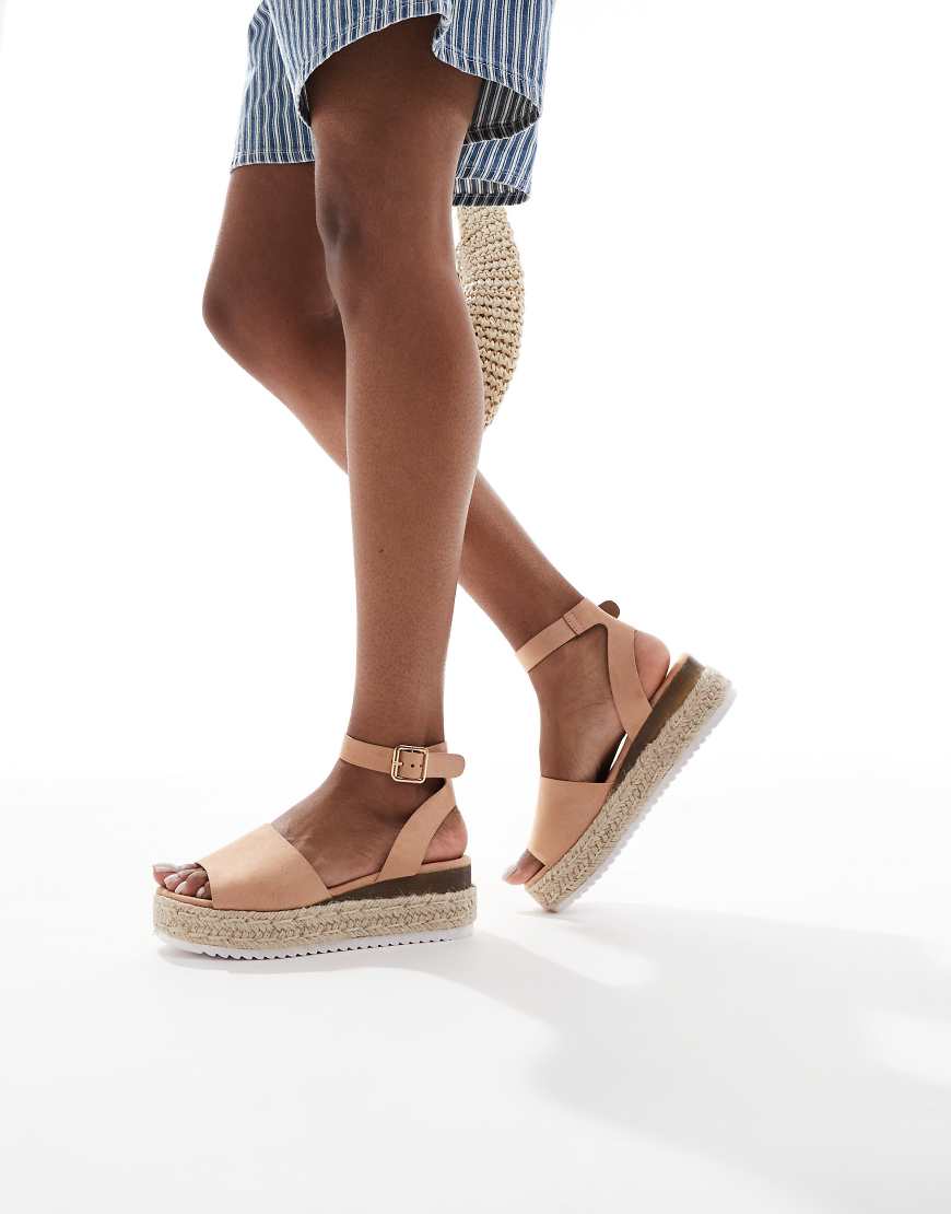 SEQWL - Espadrilles in Beige mit Plateausohle-Neutral SEQWL - Espadrilles in Beige mit Plateausohle-Neutral von SEQWL