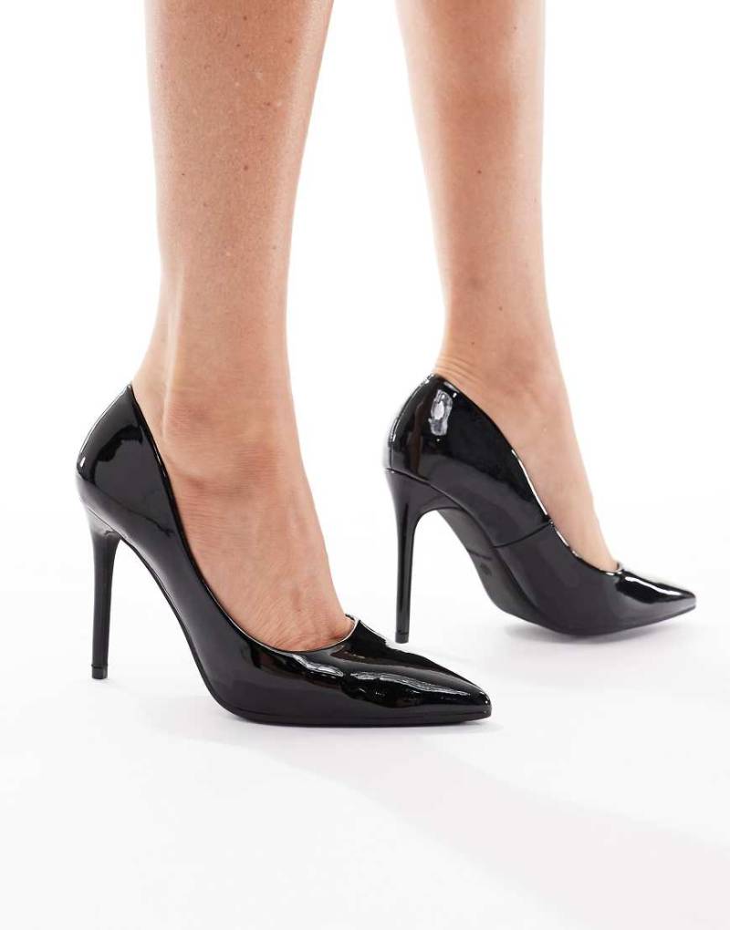 SEQWL - Hamilton - Pumps in schwarzer Lackoptik von SEQWL