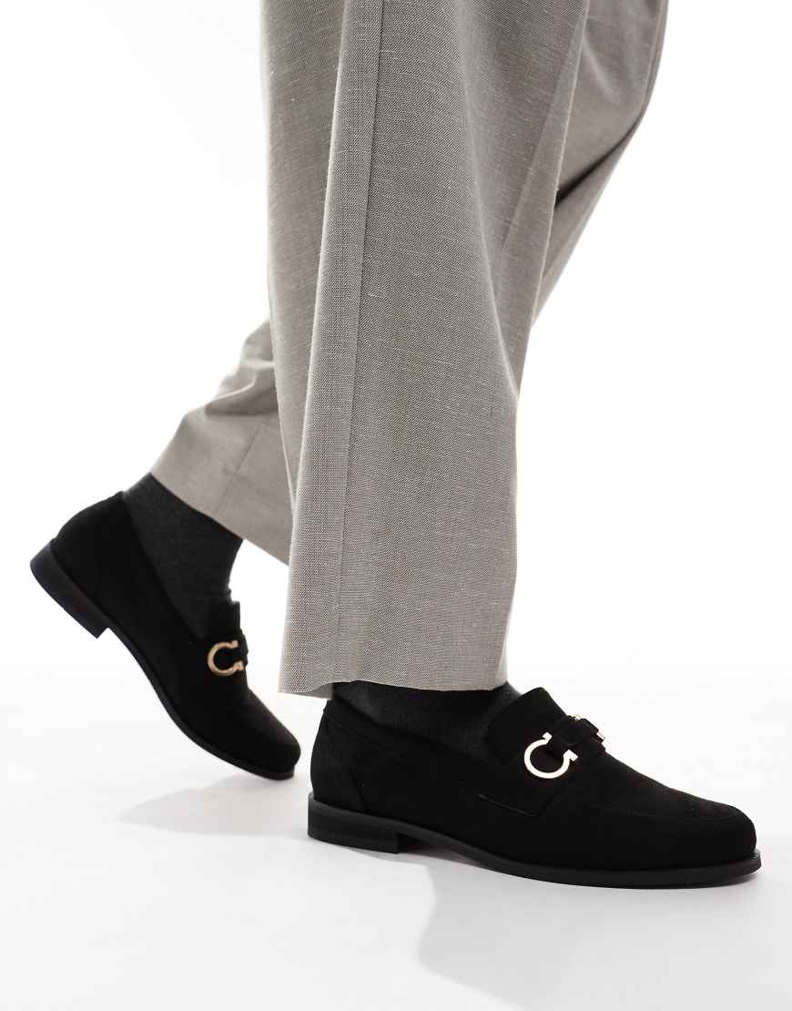 SEQWL - Hero - Loafer aus schwarzem Wildlederimitat von SEQWL