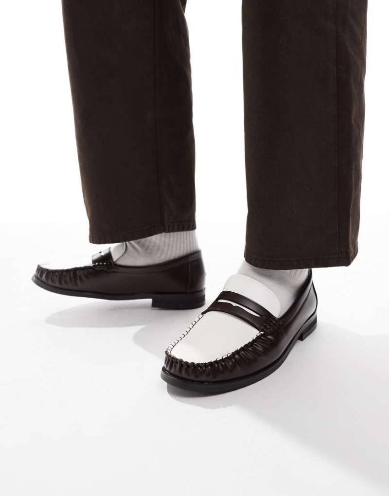 SEQWL - Hero - Loafer in Braun mit Kontrastdesign-Brown von SEQWL