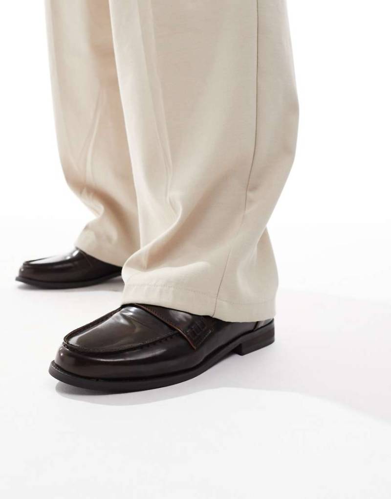 SEQWL - Hero - Loafer in Braun poliert-Brown von SEQWL