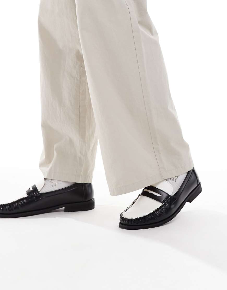 SEQWL - Hero - Loafer in Schwarz mit Kontrastdesign von SEQWL