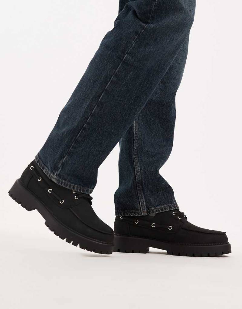 SEQWL - Mexton - Schnürschuhe in Schwarz mit klobiger Sohle SEQWL - Mexton - Schnürschuhe in Schwarz mit klobiger Sohle von SEQWL