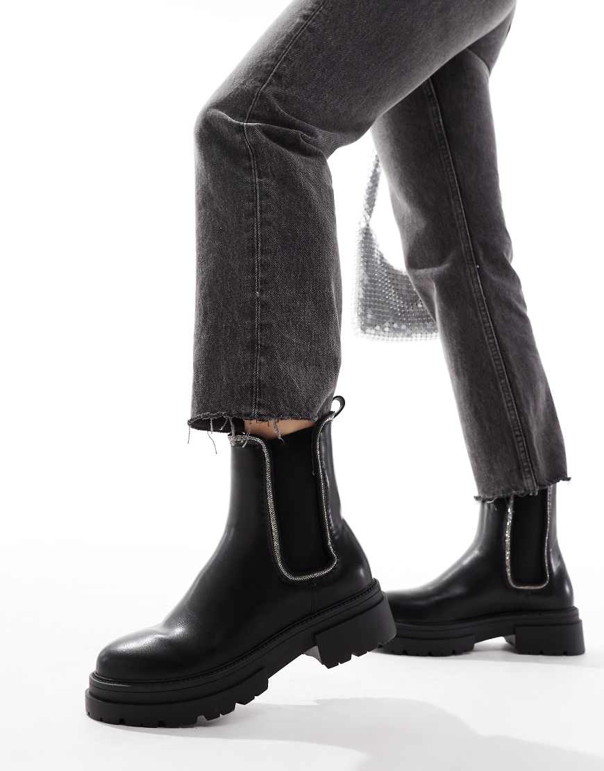 SEQWL - Verzierte Ankle-Boots in Schwarz von SEQWL