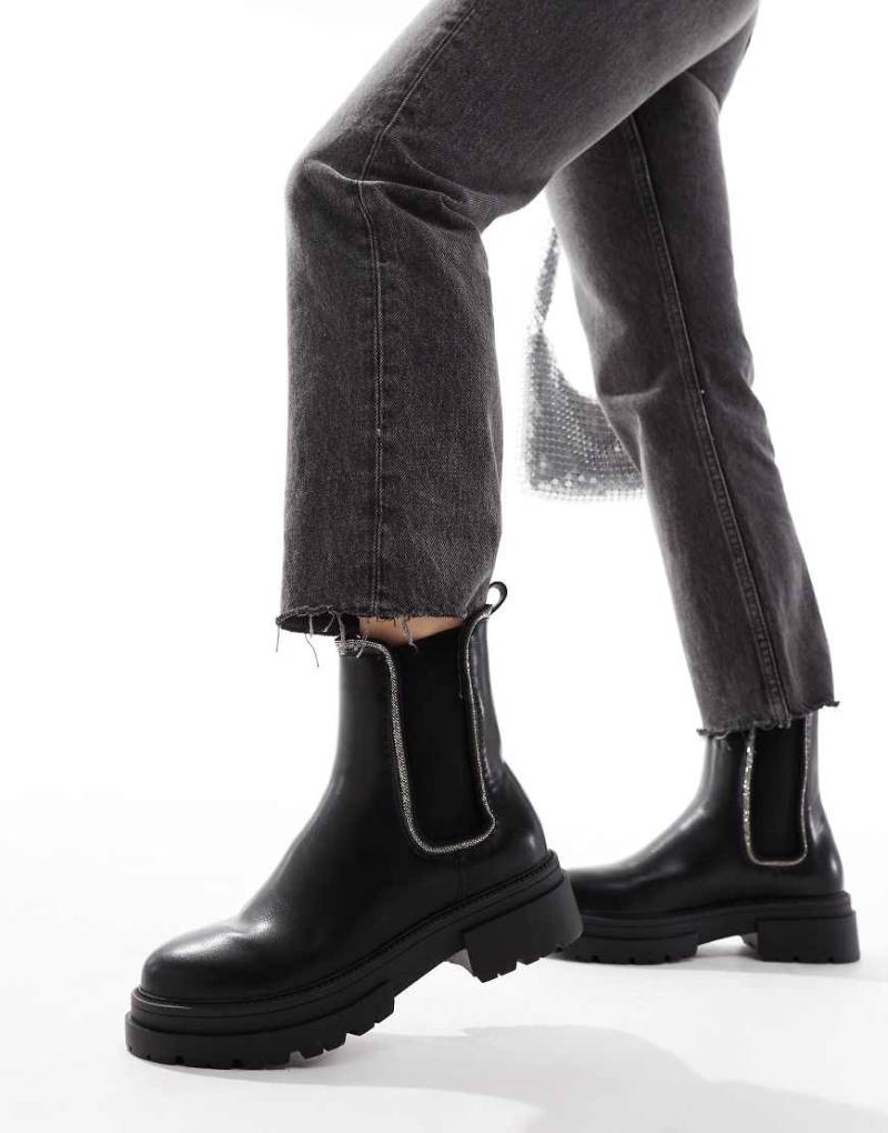 SEQWL - Verzierte Ankle-Boots in Schwarz von SEQWL