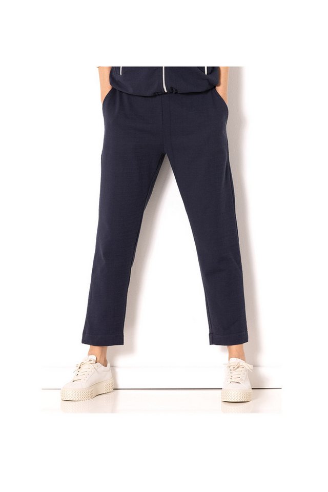 SER 7/8-Hose Schlupfhose in Leinenstruktur, W4250410 von SER