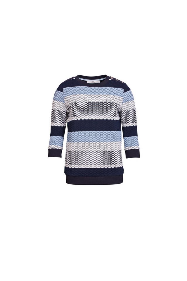 SER Rundhalsshirt Shirt Struktur W8240147 auch in großen Größen von SER