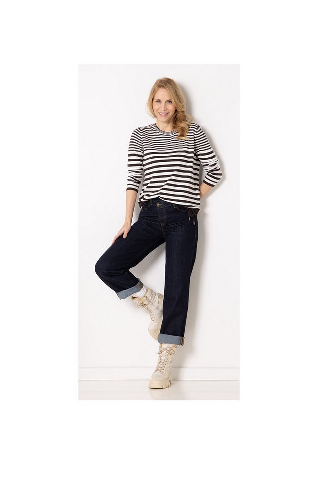 SER Strickpullover Neu eingetroffen! Pullover Ringel W6250206 von SER