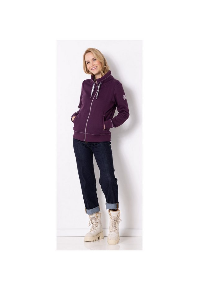 SER Sweatjacke Sweatjacke Stehkragen W8250308 von SER