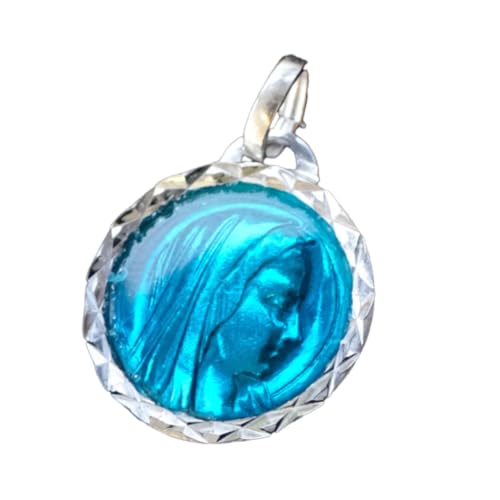 Medaille aus Aluminium, emailliert, facettiert, rund, 17,5 cm von SERAL