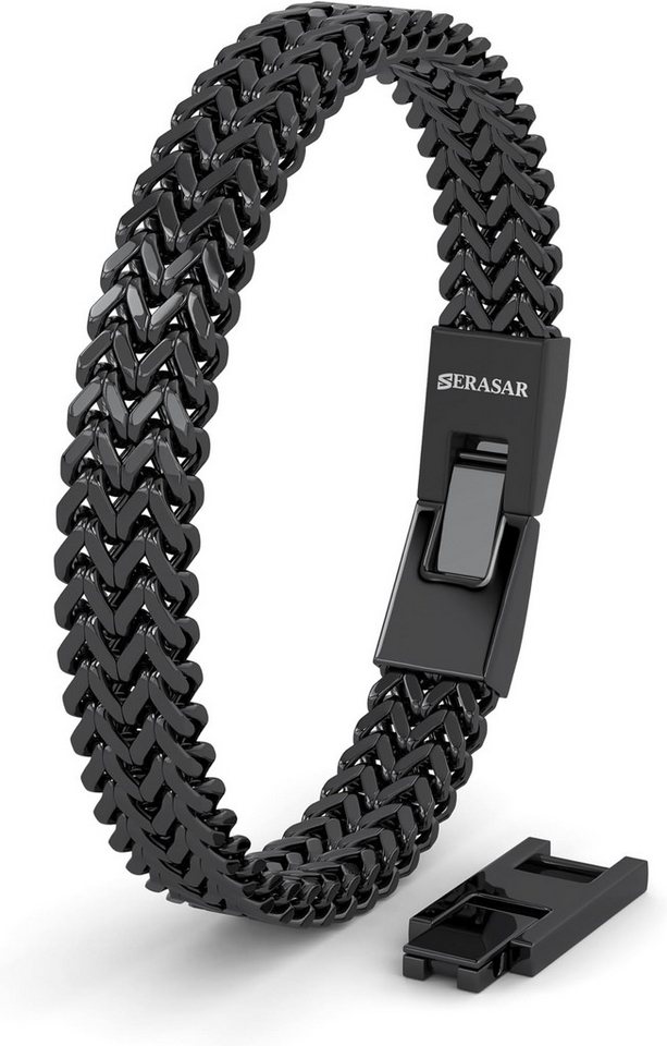 SERASAR Armband Premium Edelstahl Armband Herren [Franco], Rostfreier 316L Chirurgenstahl von SERASAR