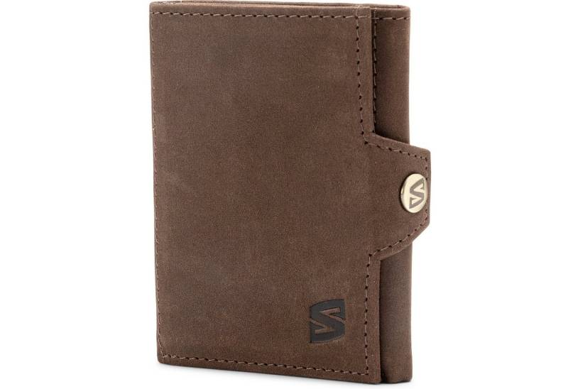 SERASAR Geldbörse Geldbörse "Genius" (1-tlg), inkl. RFID-Schutz mit Geschenkbox mit Münzfach von SERASAR