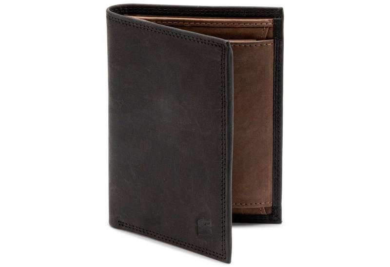 SERASAR Geldbörse Geldbörse "Vintage" (1-tlg), aus Echtleder inkl. RFID-Schutz gegen Datenklau mit Geschenkbox von SERASAR