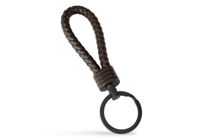 SERASAR Schlüsselanhänger Leder Schlüsselanhänger "Strong" (1-tlg), Zusatzringe für kleine Schlüssel von SERASAR