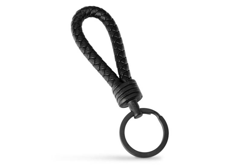 SERASAR Schlüsselanhänger Leder Schlüsselanhänger "Strong" (1-tlg), Zusatzringe für kleine Schlüssel von SERASAR