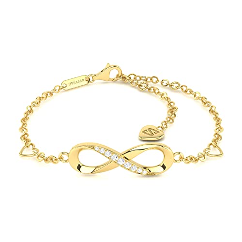 SERASAR Edelstahl Armband Damen 316L Chirurgenstahl 18 Karat Gold Schmuck Kette Mädchen Armreif Schmuckbox Geschenk Idee Muttertagsgeschenk Weihnachten SERASAR Edelstahl Armband Damen 316L Chirurgenstahl 18 Karat Gold Schmuck Kette Mädchen Armreif Schmuckbox Geschenk Idee Muttertagsgeschenk Weihnachten von SERASAR