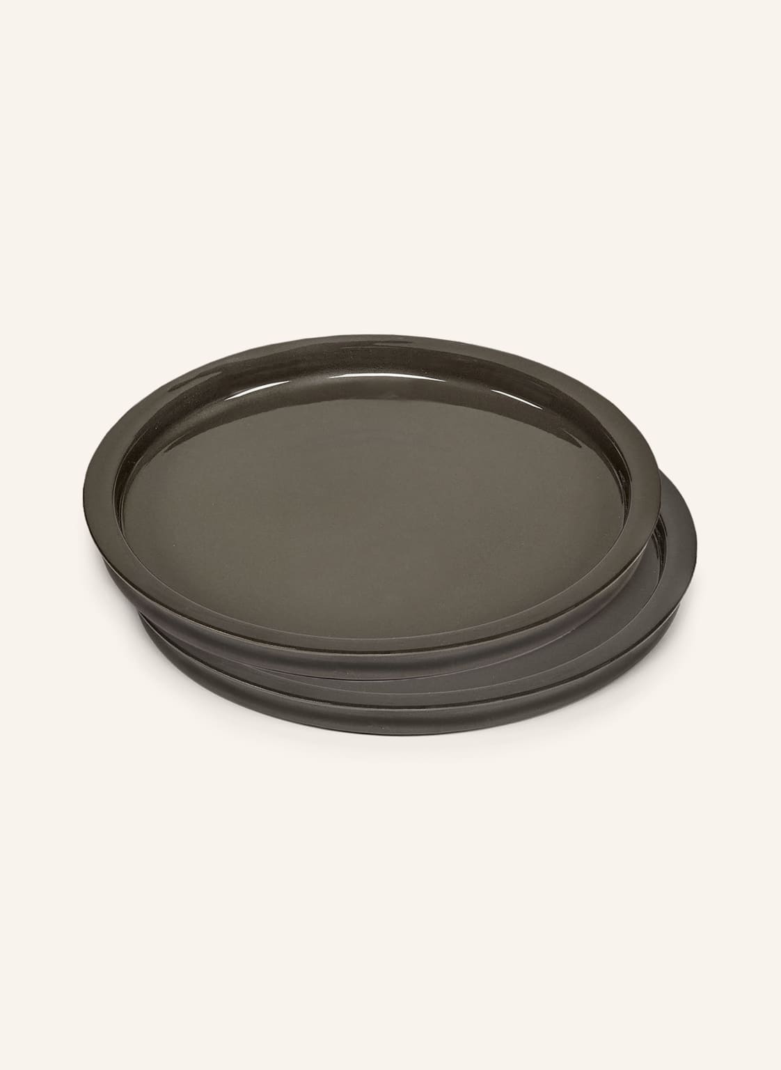 Serax 2er-Set Dessertteller Dune Xs braun Serax 2er-Set Dessertteller Dune Xs braun von SERAX