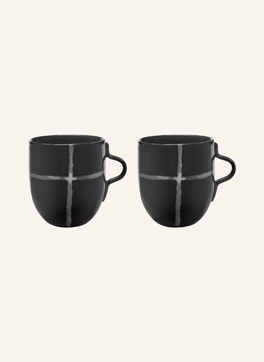 Serax 2er-Set Henkelbecher Zuma grau Serax 2er-Set Henkelbecher Zuma grau von SERAX