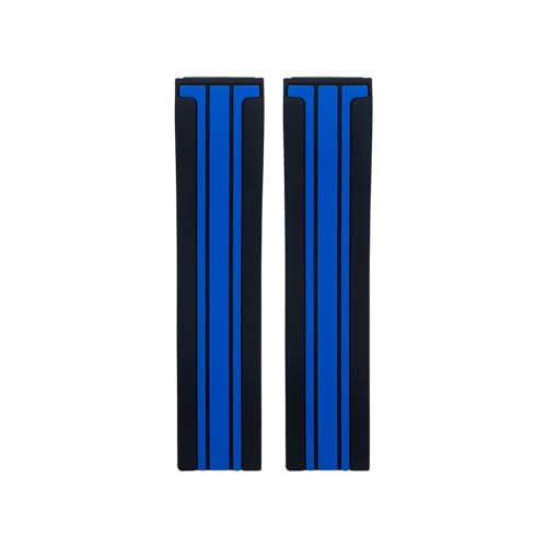 SERDAS 20 mm Sport-Uhrenarmbänder aus weichem Silikon für Tissot T048.417 Uhrenarmband T-Race T-Sports-Uhrenarmbänder, wasserdichtes 21-mm-Armband aus weichem Gummi(BB No buckle,21MM) von SERDAS