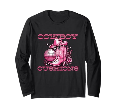 Cowboy-Kissen | Pink Country Girl | Lustiger Junggesellinnenabschied Langarmshirt Cowboy-Kissen | Pink Country Girl | Lustiger Junggesellinnenabschied Langarmshirt von SERENA MARIE DESIGN