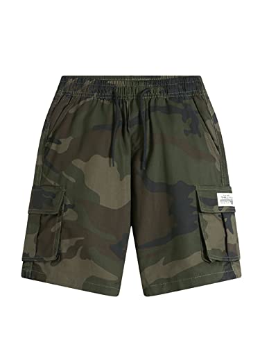 SERENYOU Jungen Cargo Shorts Kinder Sommer Kurze Hosen Camouflage Cargo Freizeithose Jungs Cargoshorts Armeegrüne Tarnung 134-140 SERENYOU Jungen Cargo Shorts Kinder Sommer Kurze Hosen Camouflage Cargo Freizeithose Jungs Cargoshorts Armeegrüne Tarnung 134-140 von SERENYOU