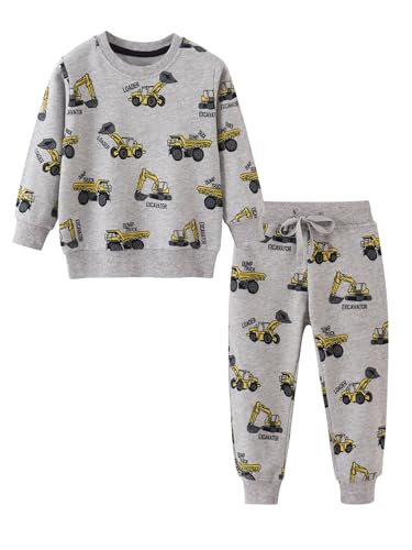 SERENYOU Kinder Jogginganzug Jungen Trainingsanzug Mädchen Sweatshirt Jogginghose Set Unisex Sweat Set 98 Stil 24 von SERENYOU