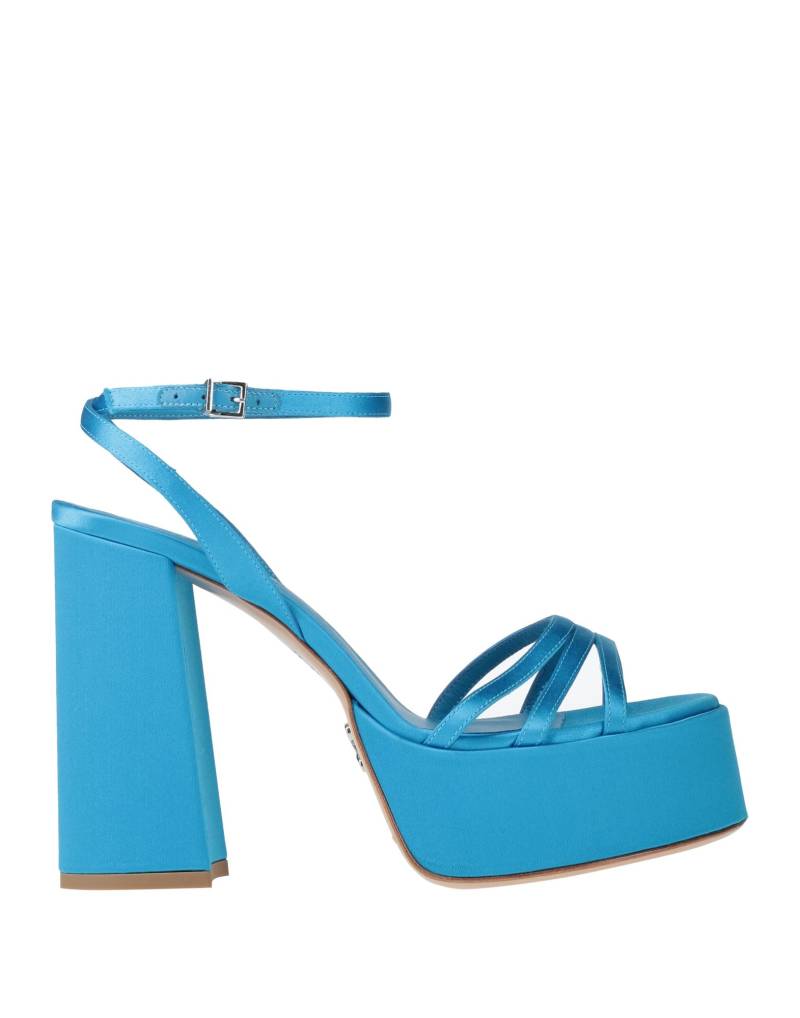 SERGIO LEVANTESI Sandale Damen Azurblau von SERGIO LEVANTESI