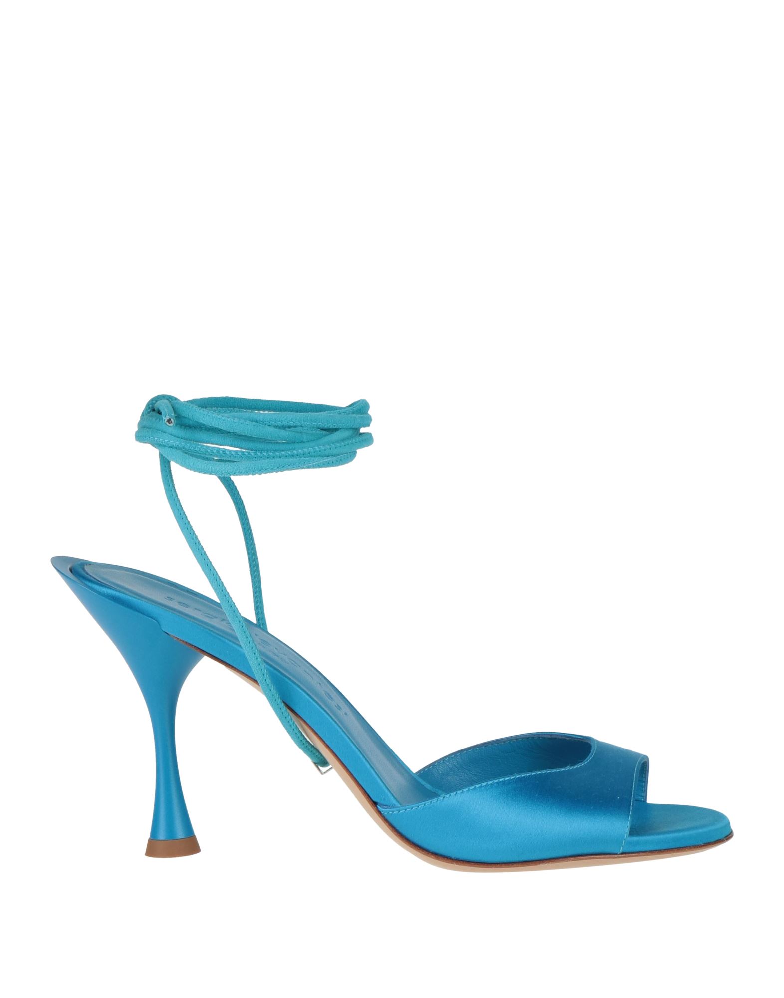 SERGIO LEVANTESI Sandale Damen Azurblau von SERGIO LEVANTESI