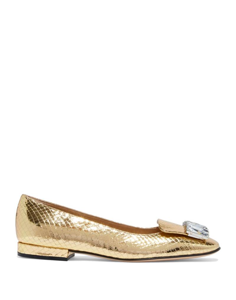 SERGIO ROSSI Mokassin Damen Gold von SERGIO ROSSI