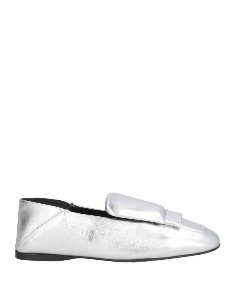 SERGIO ROSSI Mokassin Damen Silber von SERGIO ROSSI