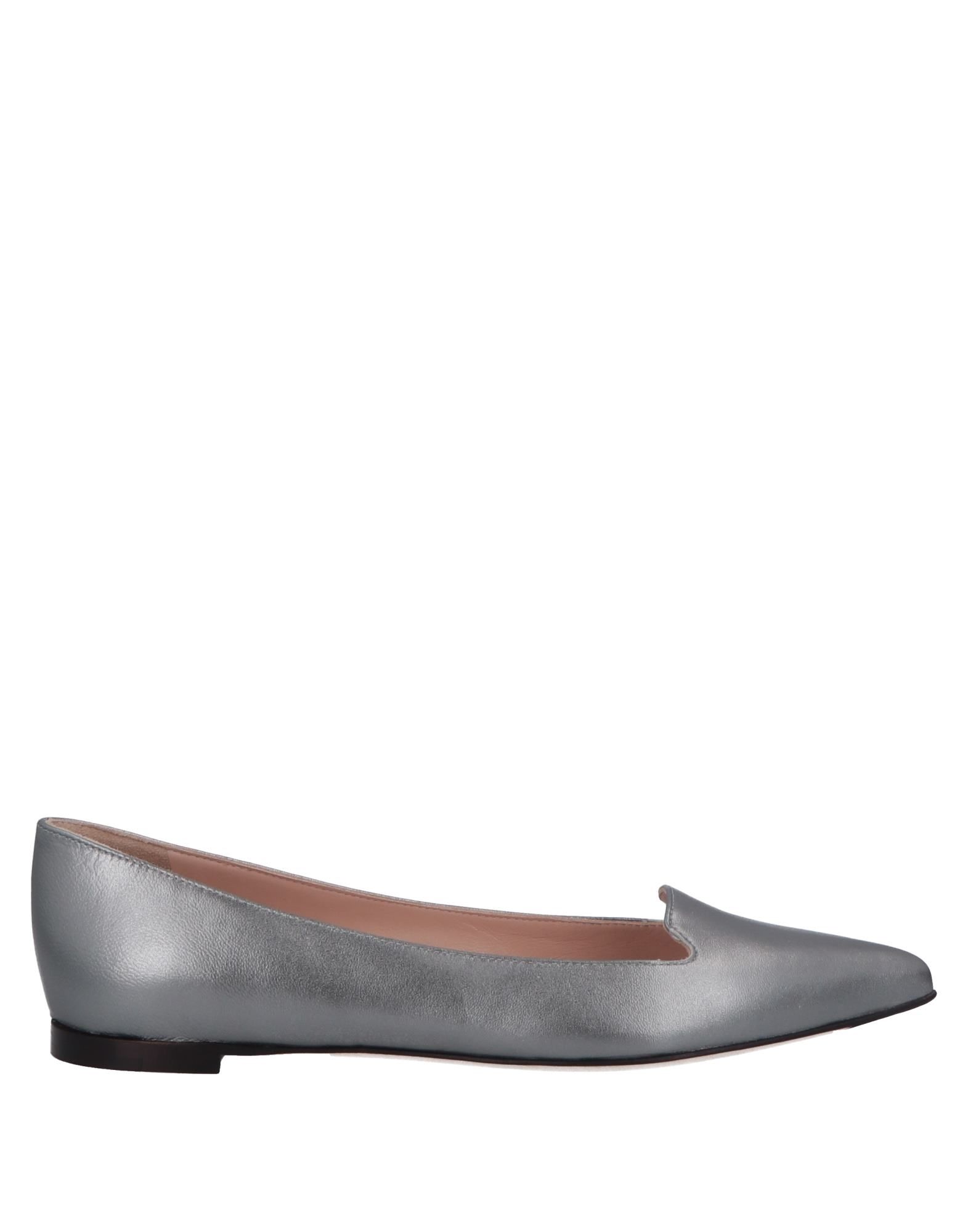 SERGIO ROSSI Mokassin Damen Silber von SERGIO ROSSI